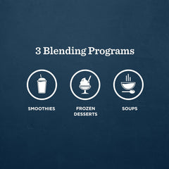 Vitamix Ascent X3 Blender with Three Blending Programs, Self-Cleaning Program, Professional-Grade Blender for Smoothies, Soups and More, Stainless-Steel Blades, 48 Oz Container, Shadow Black